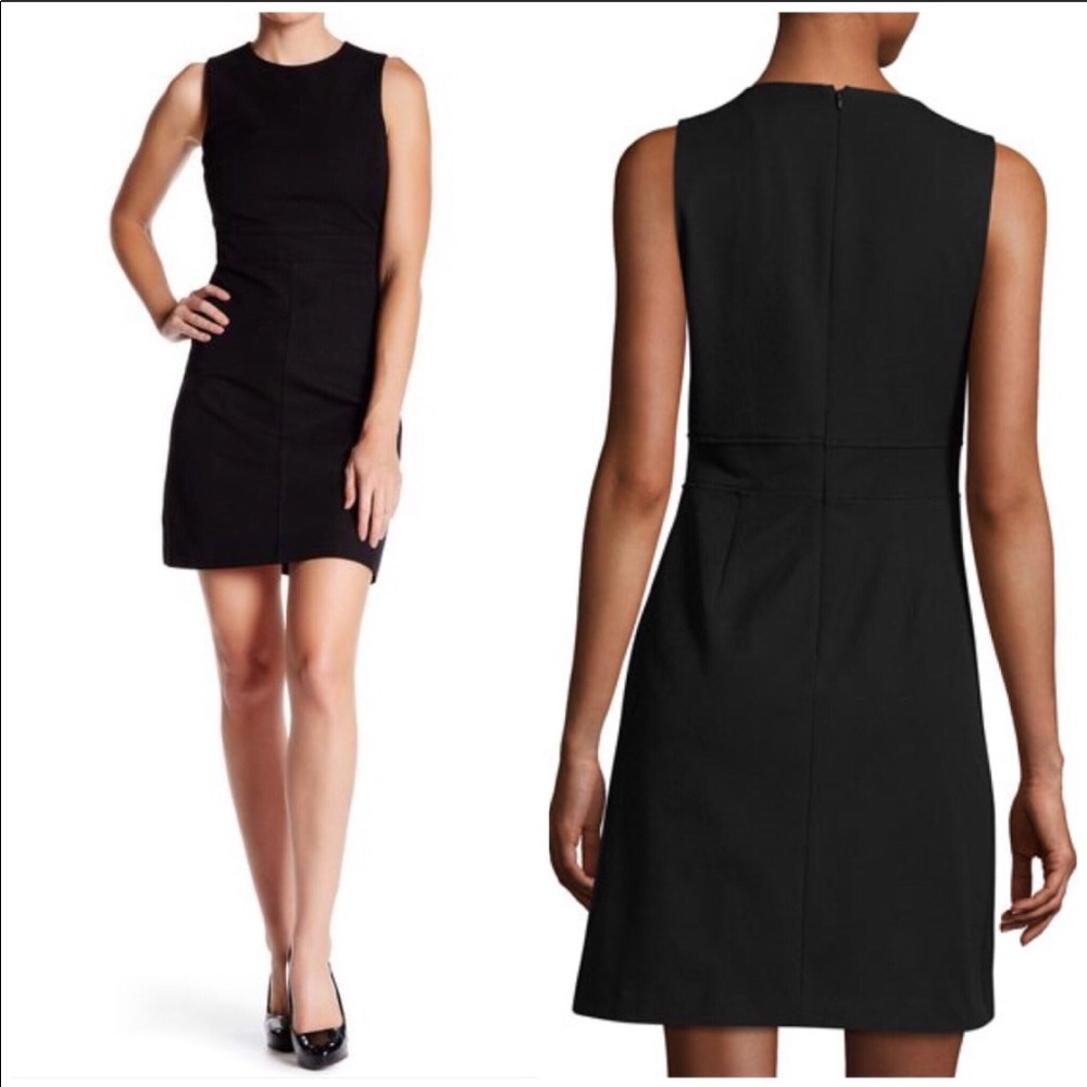 NWT NEW Theory Black Raneid Sheath Dress 4